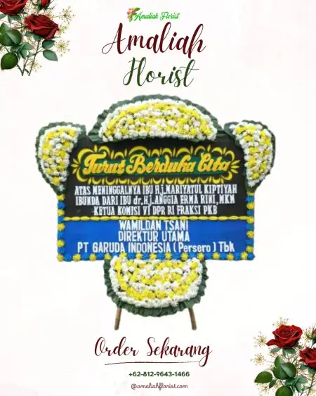 Papan Bunga Duka Hargotirto